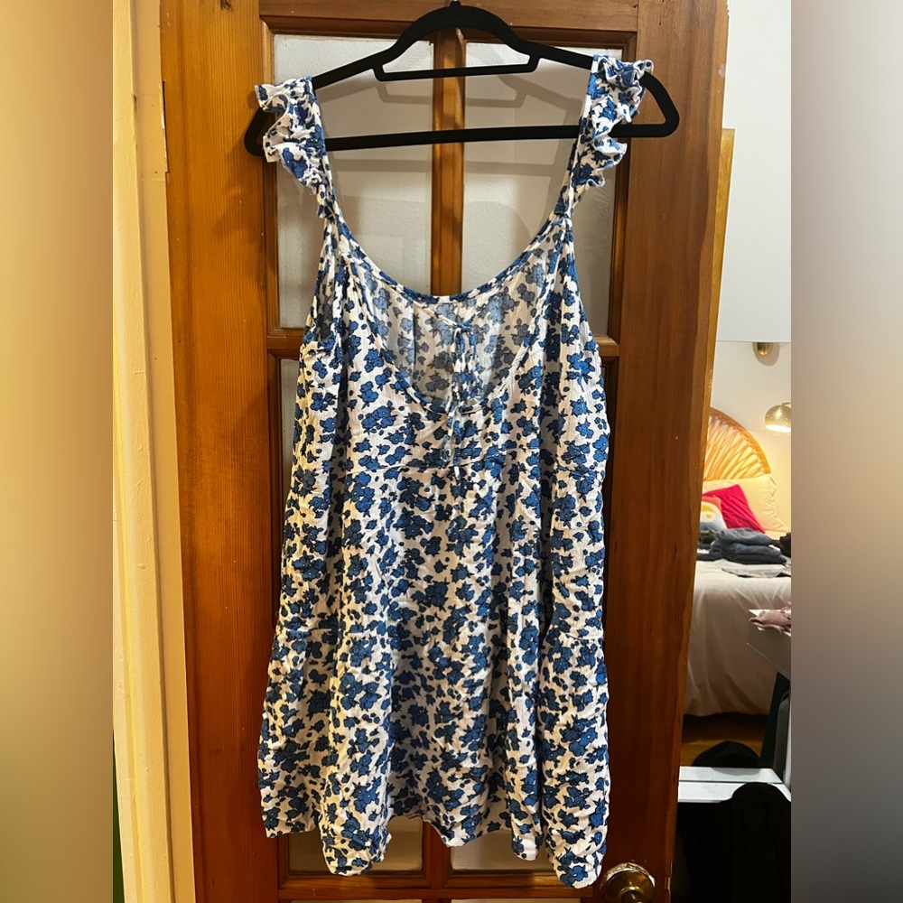 Urban Outfitters Floral Sundress Sexy Tie Back, L - Picture 2 of 3